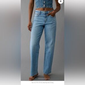 American Eagle High-WaistedStovepipe Jeans